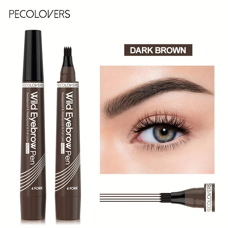 4-Fork Tip Eyebrow Pen