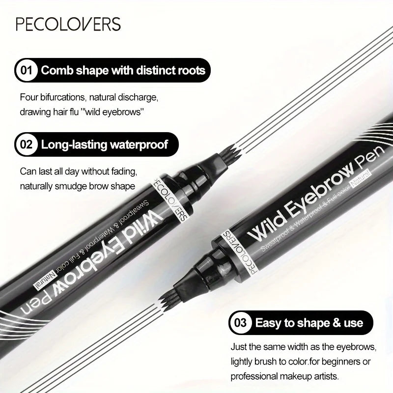 4-Fork Tip Eyebrow Pen
