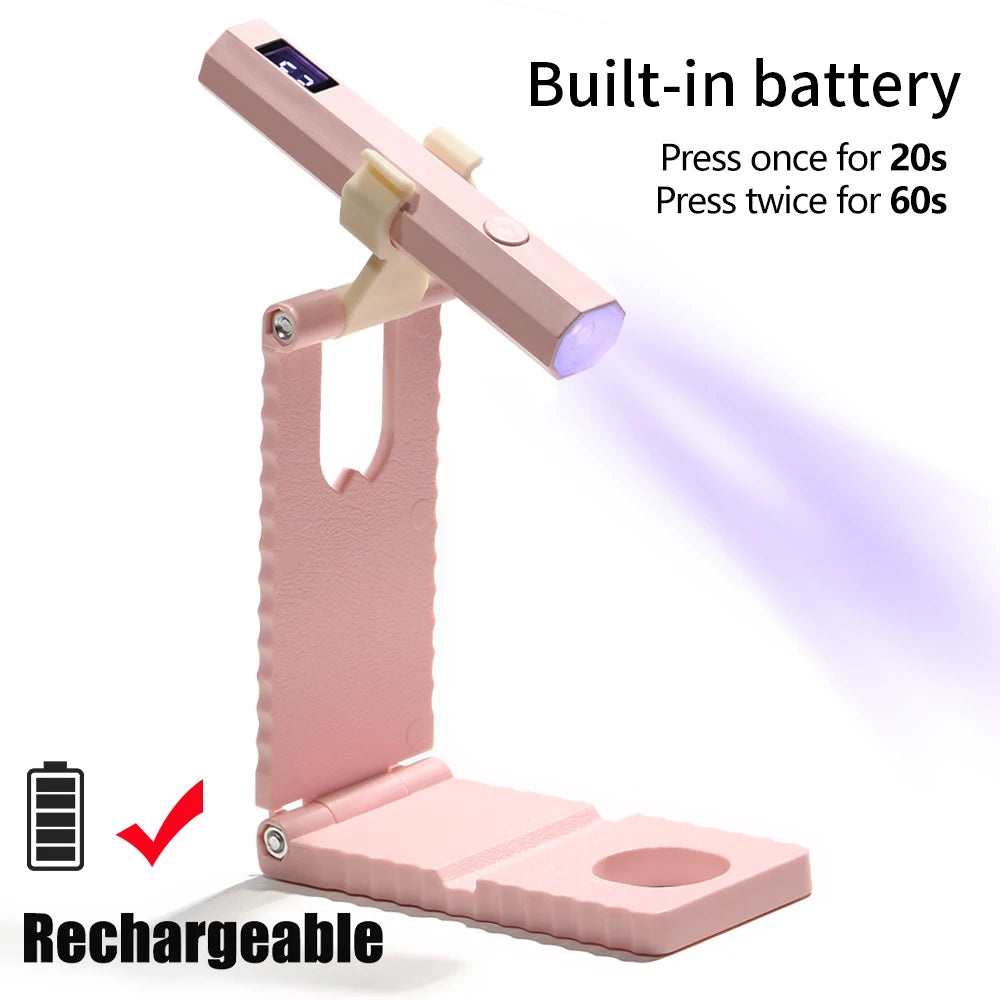 Rechargeable Mini LED Nail Lamp