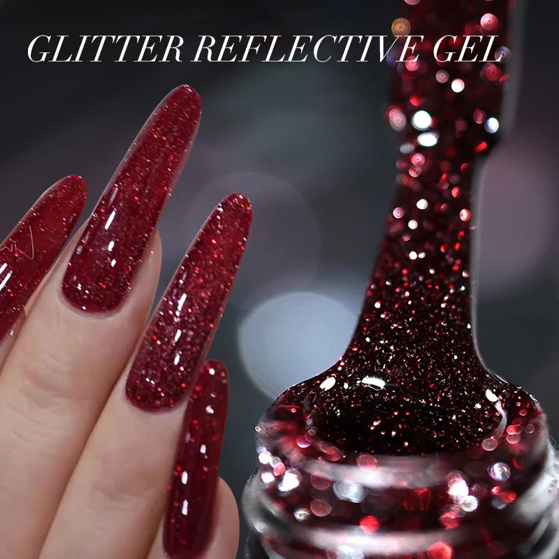 Reflective Glitter Gel Polish