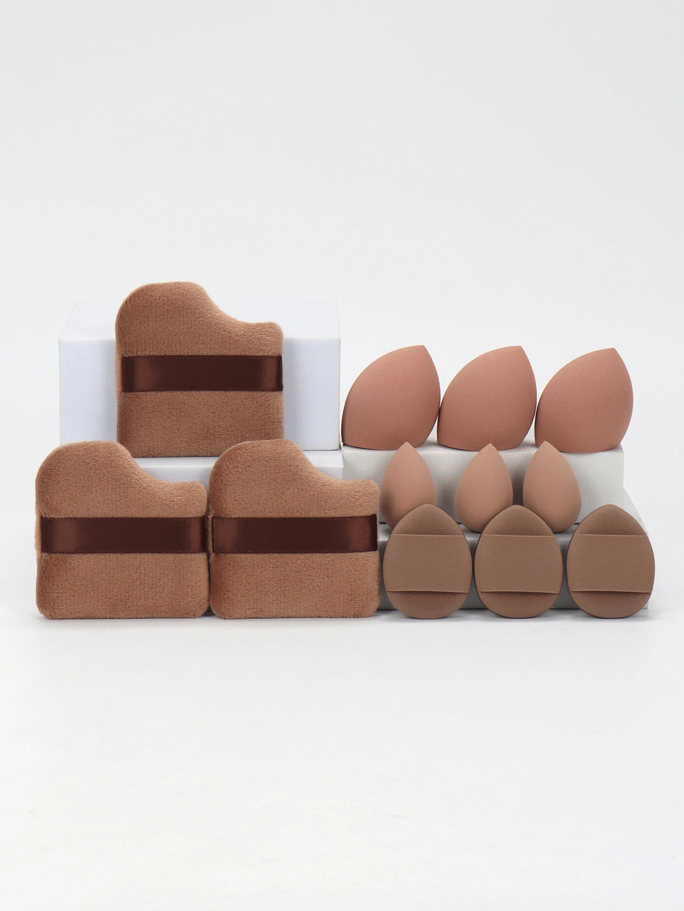 12-Piece Makeup Sponge & Powder Puff Set