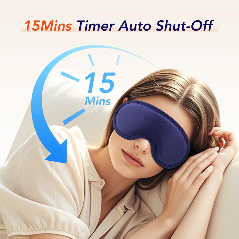 Electric Heated Eye Massager with 3D Vibration
