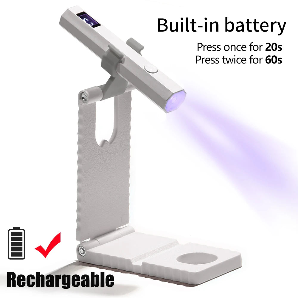 Rechargeable Mini LED Nail Lamp
