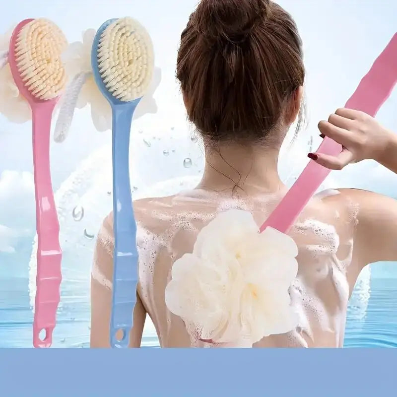 Long Handle Exfoliating Bath Brush