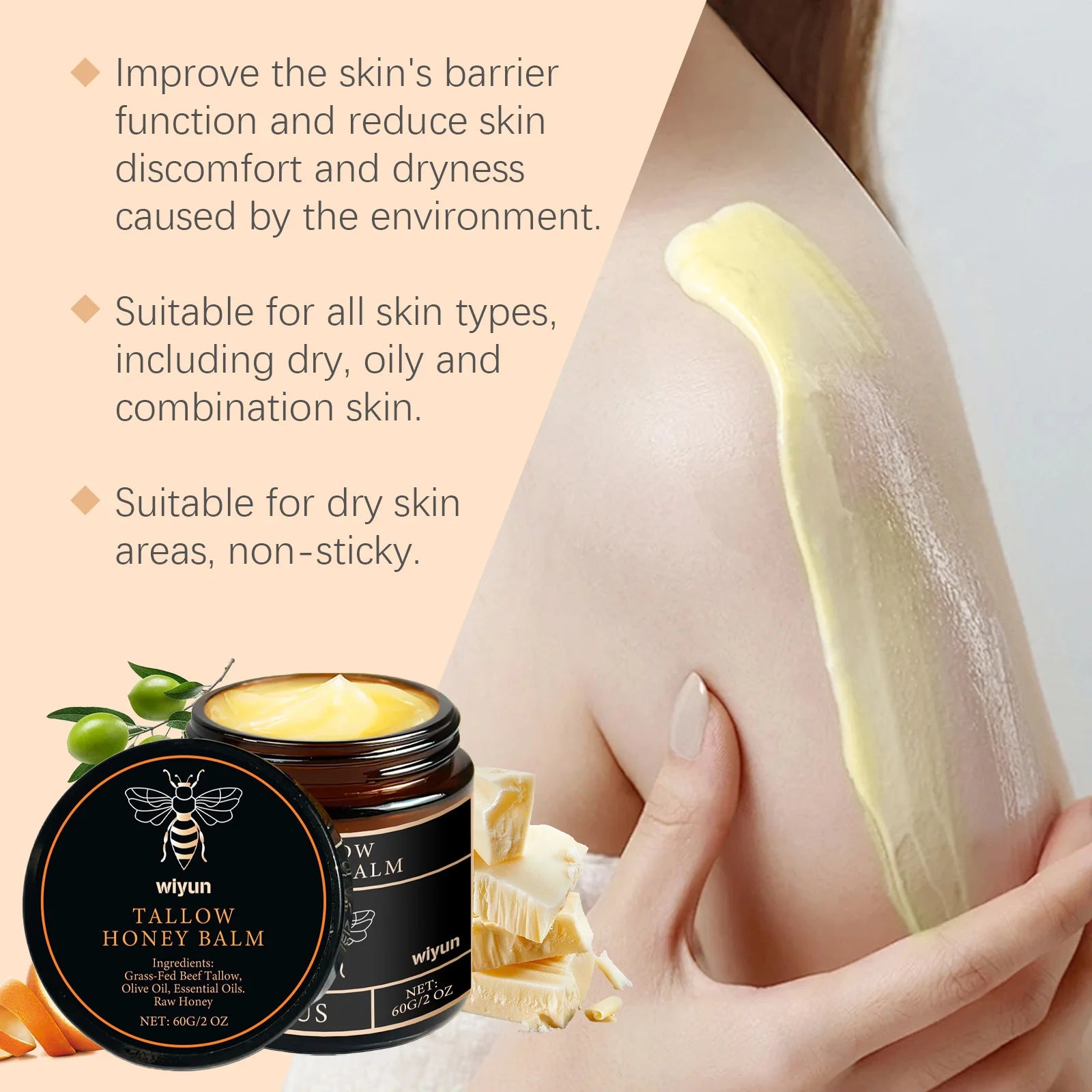 Honey & Tallow Nourishing Balm