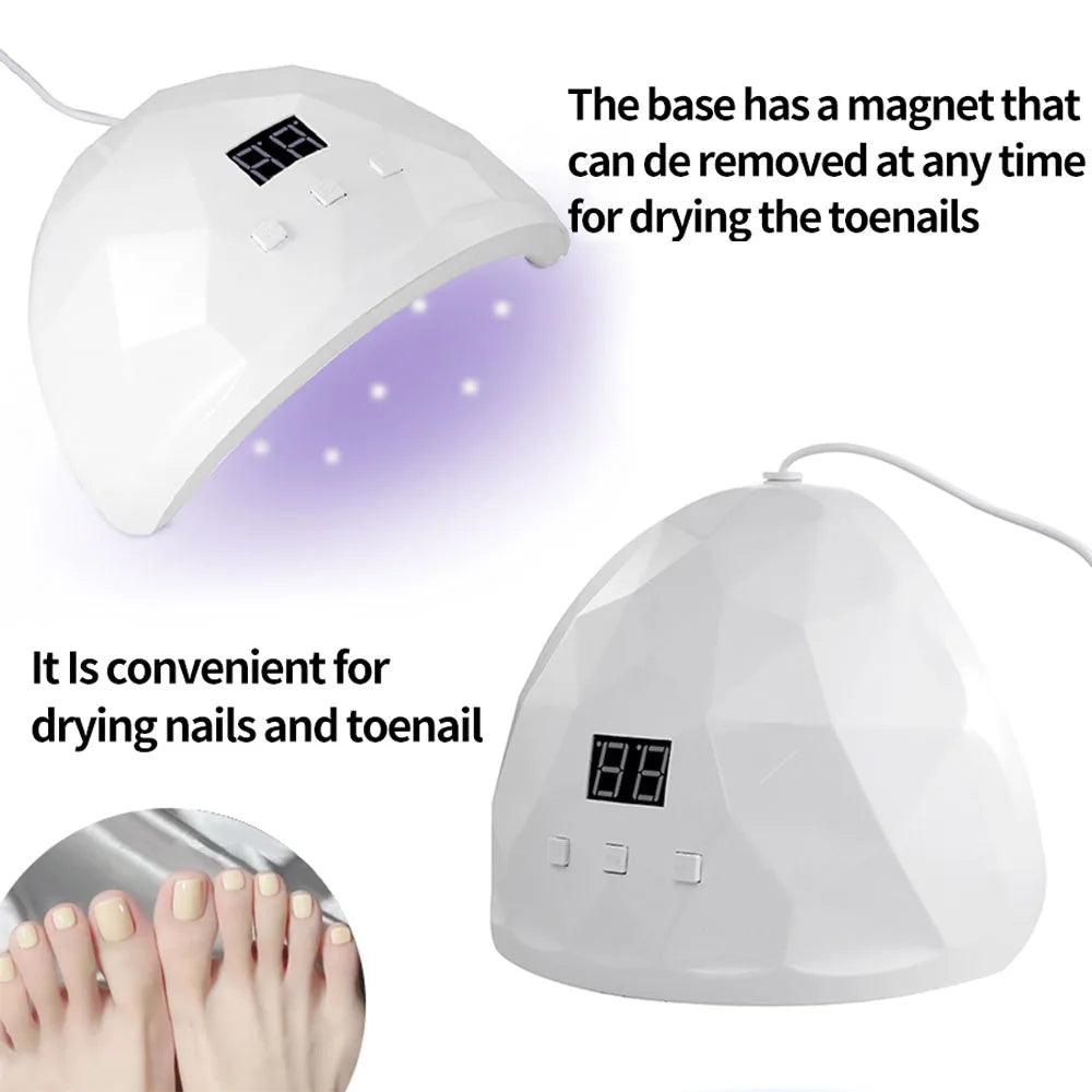 LULAA UV LED Nail Lamp with Eye Protection