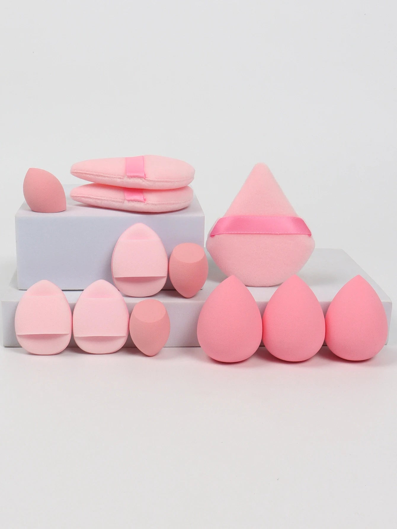12-Piece Makeup Sponge & Powder Puff Set