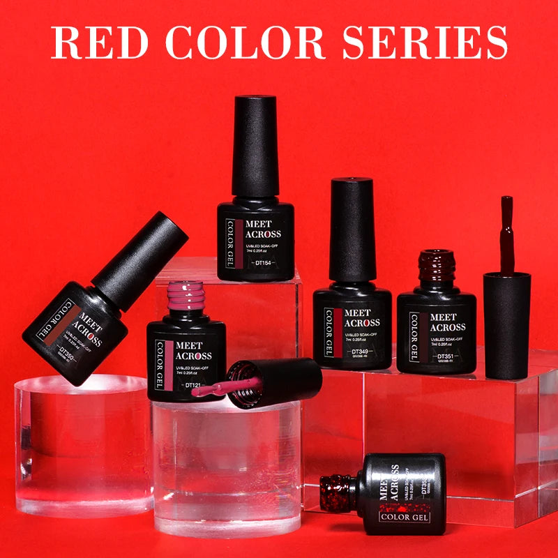 Crystal Red Gel Polish