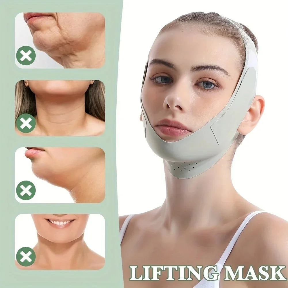Reusable V-Line Face Support Mask